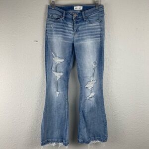 BKE‎ Payton Midrise Flare Jeans 27 Buckle Distressed